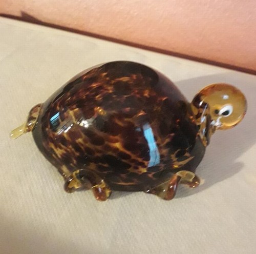 Tartaruga maculata in  vetro ,  doppia funzione so